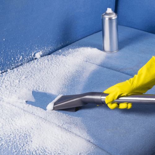 Before and after professional upholstery cleaning service Perth